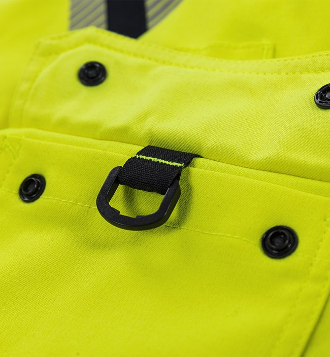 Flamestat Green high vis stretch overall klasse 3 8950 GFS 8 Fristads