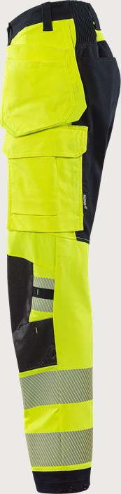 Flamestat Green high vis craftsman stretch trousers woman class 2 2943 GFS 3 Fristads