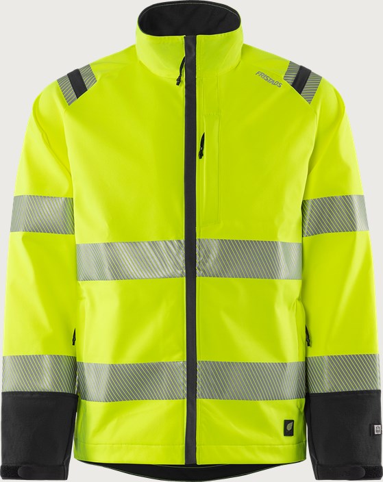 High vis Green stretchjakke klasse 3 4647 GSTP 1 Fristads