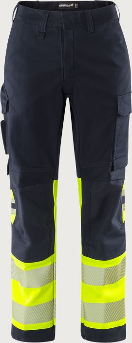Flamestat Green high vis stretch trousers woman class 1 2955 GFS Fristads Medium