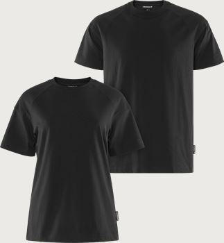 Green heavy T-shirt ekologisk bomull 7610 GKT, herr och dam Fristads Medium