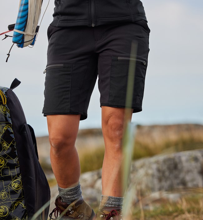 Shorts femmes semi-stretch en carbone 4 Fristads Outdoor