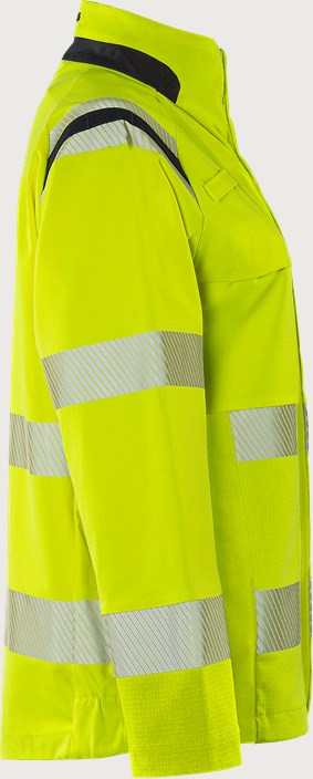 Flamestat Green high vis stretch jacket woman class 3 4941 GFS 5 Fristads