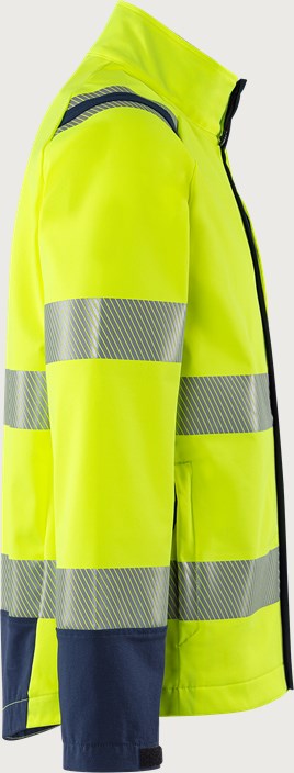 High vis Green stretchjakke klasse 3 4647 GSTP 4 Fristads