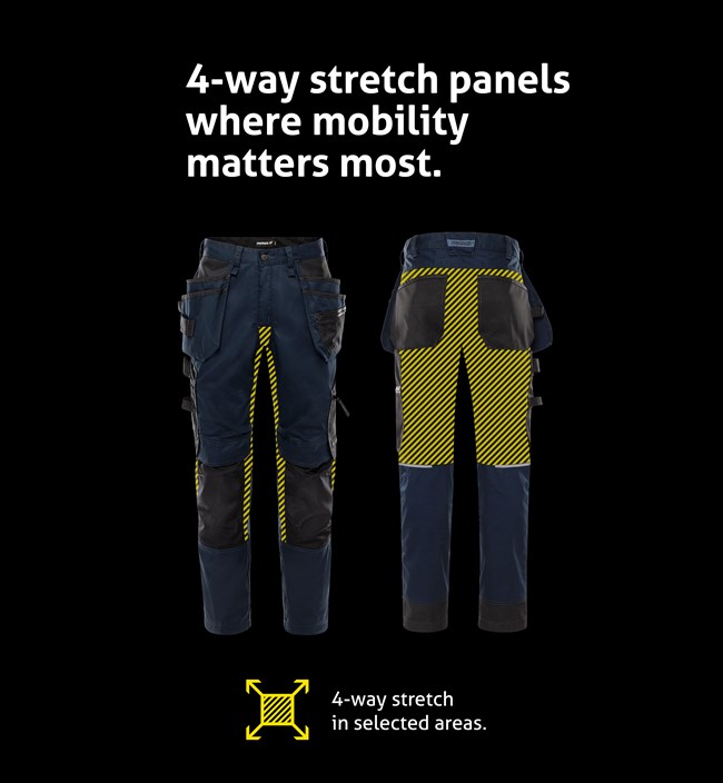 Green craftsman stretch trousers 2900 GWM 8 Fristads