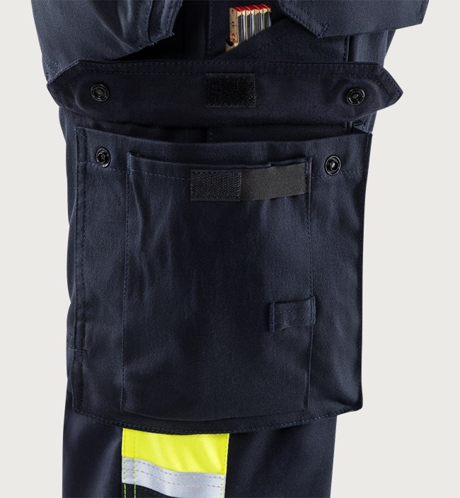 Flamestat high vis håndværker stretch bukser kl. 1 2263 ATHF 7 Fristads