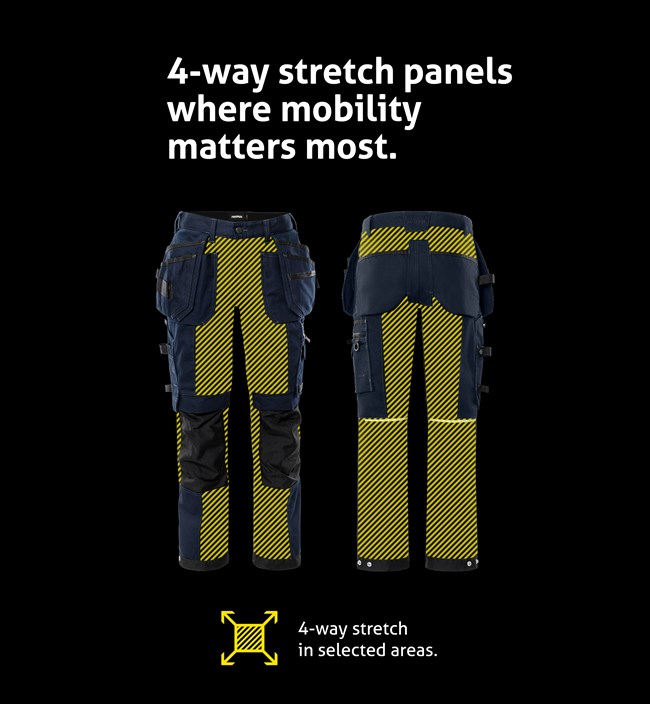 Pantalon de travail extensible 2530 GCYD 8 Fristads
