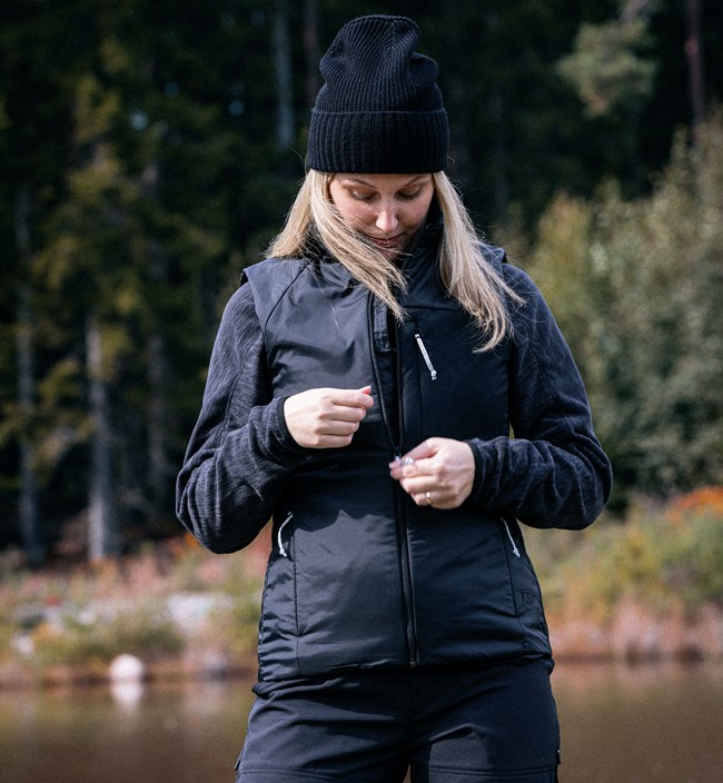 Halo Primaloft® waistcoat woman 2 Fristads Outdoor
