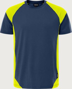 Green heavy T-shirt 7046 GTM, men and women Fristads Medium