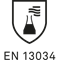EN 13034 – Nestemäiset kemikaalit, rajallinen suojaus