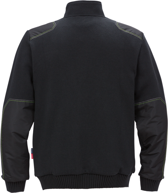 Sweat zippé tricoté haute visibilité 7101 BLK
