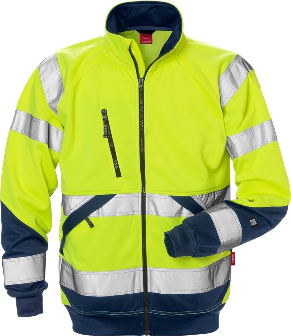Hi Vis sweat jacket cl. 3  1 Kansas
