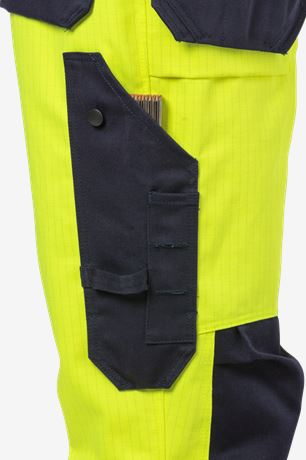 Flame high vis craftsman trousers class 2 2584 FLAM 3 Fristads
