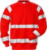 High vis sweatshirt class 3 7446 SHV 2 Hi Vis Red Fristads  Miniature